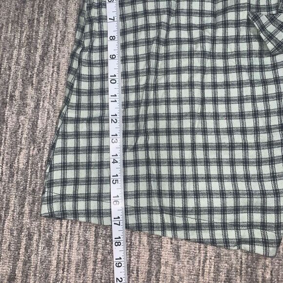 Copper Key Womens Size XL Wrap Skirt Green Black Plaid Side Tie Zip Closure NWT - Picture 6 of 8